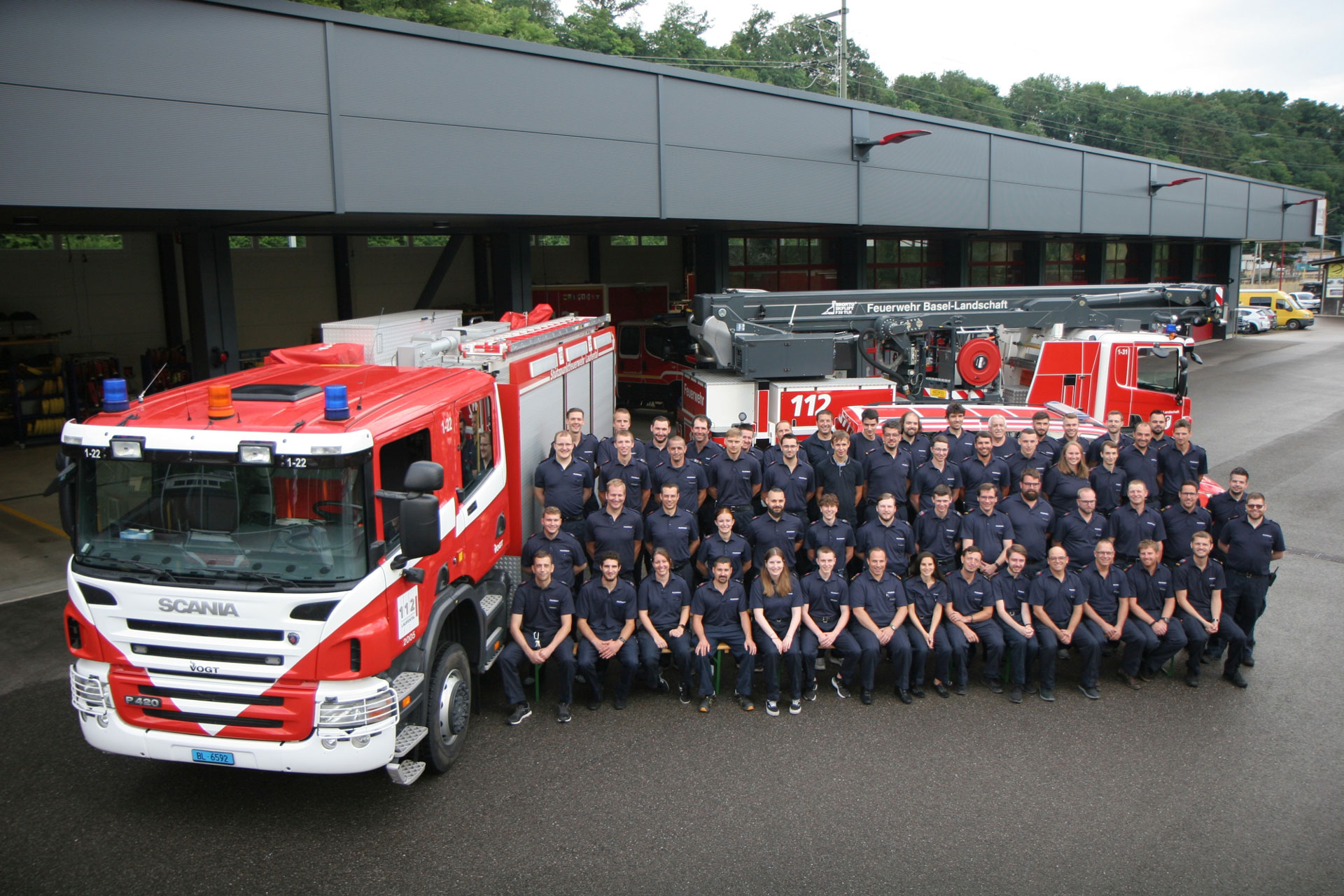 Stützpunktfeuerwehr Laufental - Team